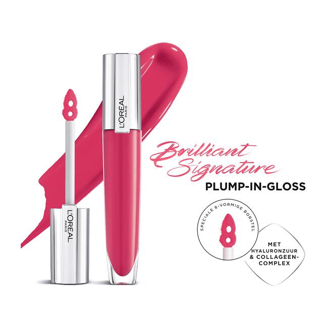 L'Oréal Paris Paradise Balm in Gloss 408 Roze Accentuate Lipgloss 7 ML