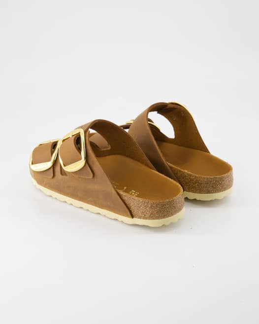 Birkenstock Arizona Big Buckle Pantoletten in Braun