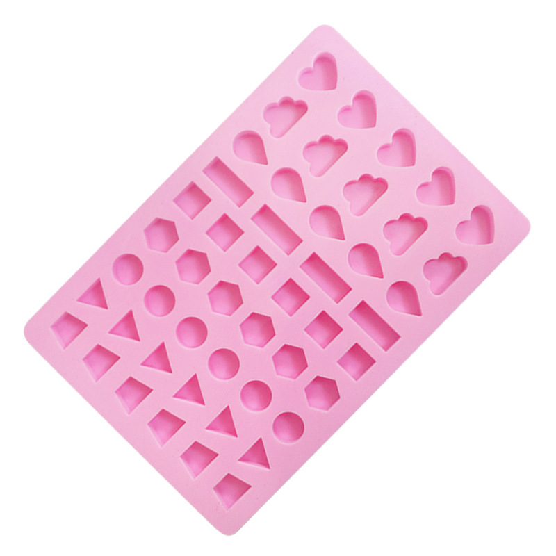 (49-fach) Silikon 3D Pralinen Form für Fondant / Schokolade Kuchen   Muffin Dekoration - Symbole