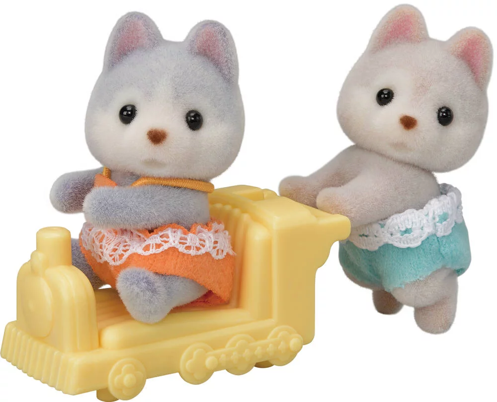 LES JUMEAUX HUSKY - SYLVANIAN FAMILLES