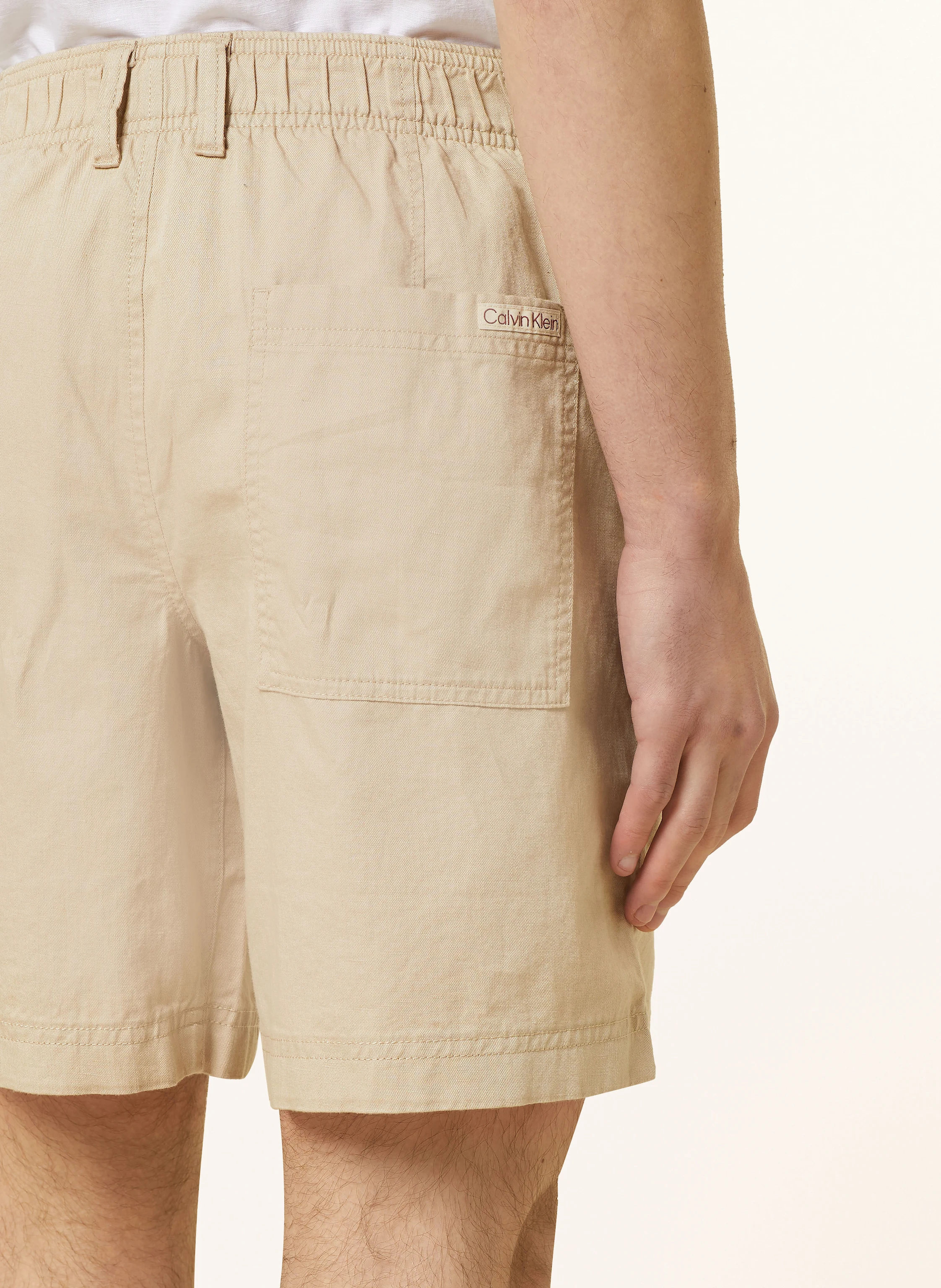 Calvin Klein Jeans Shorts mit Leinen