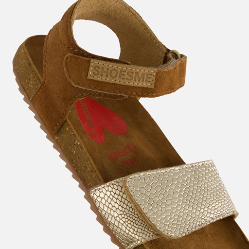 Shoesme Sandalen goud Leer