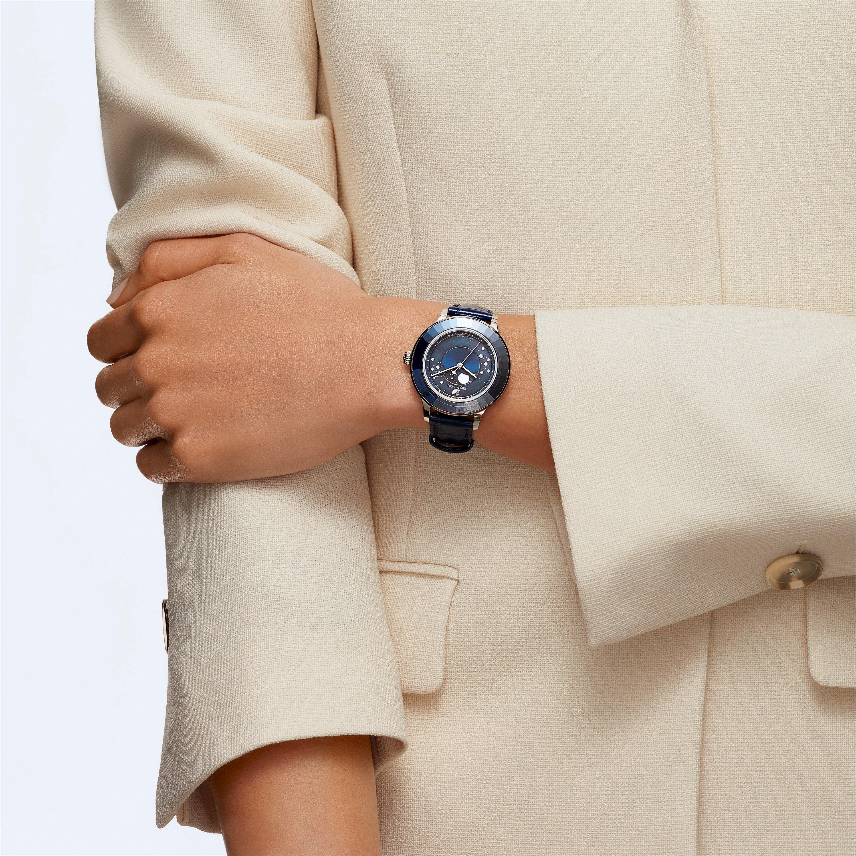 Swarovski Octea Lux Moon Stainless Steel Fashion Analogue Watch