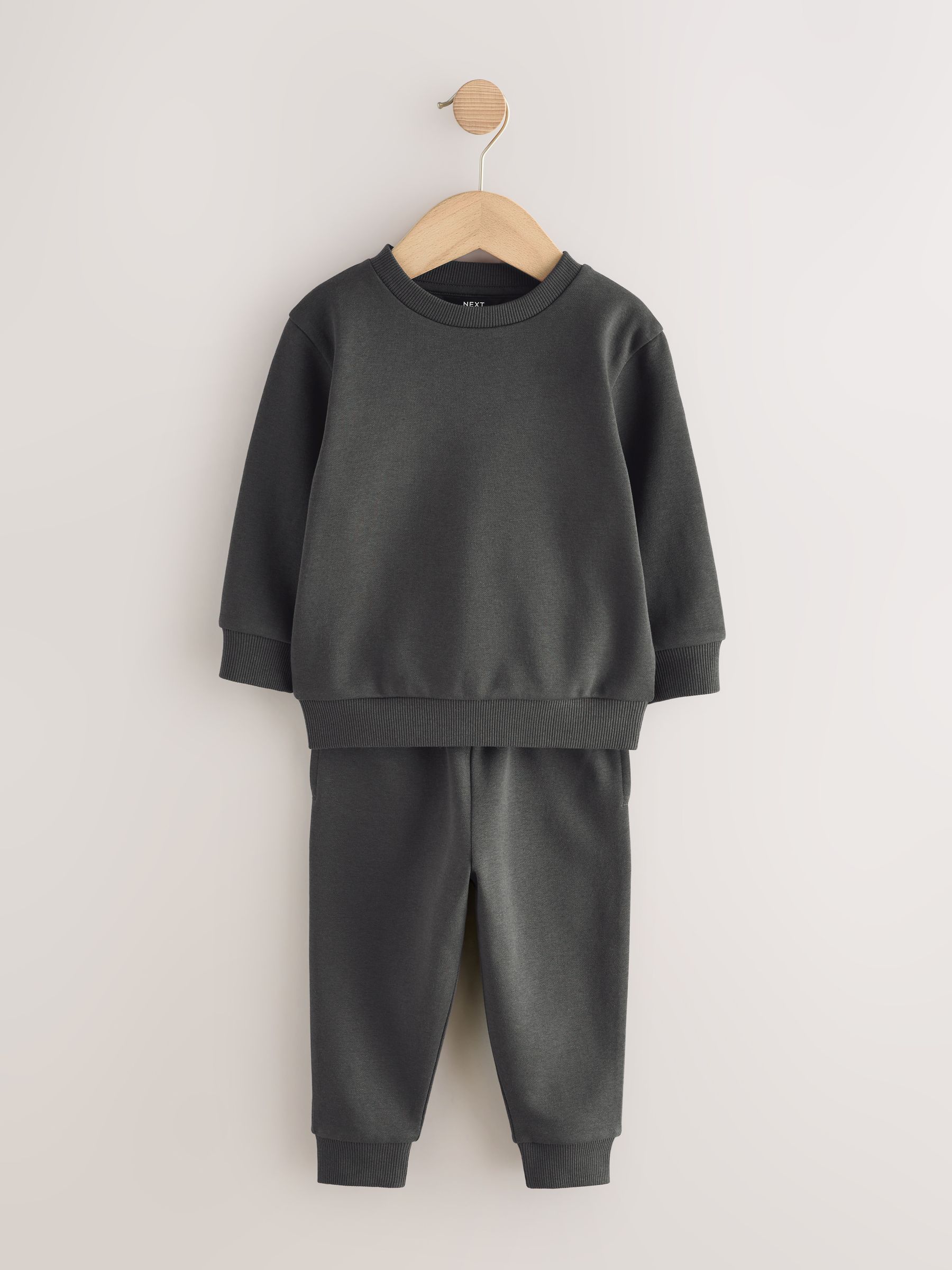 Antraciet - Set met sweatshirt en joggingbroek (3mnd-7jr)