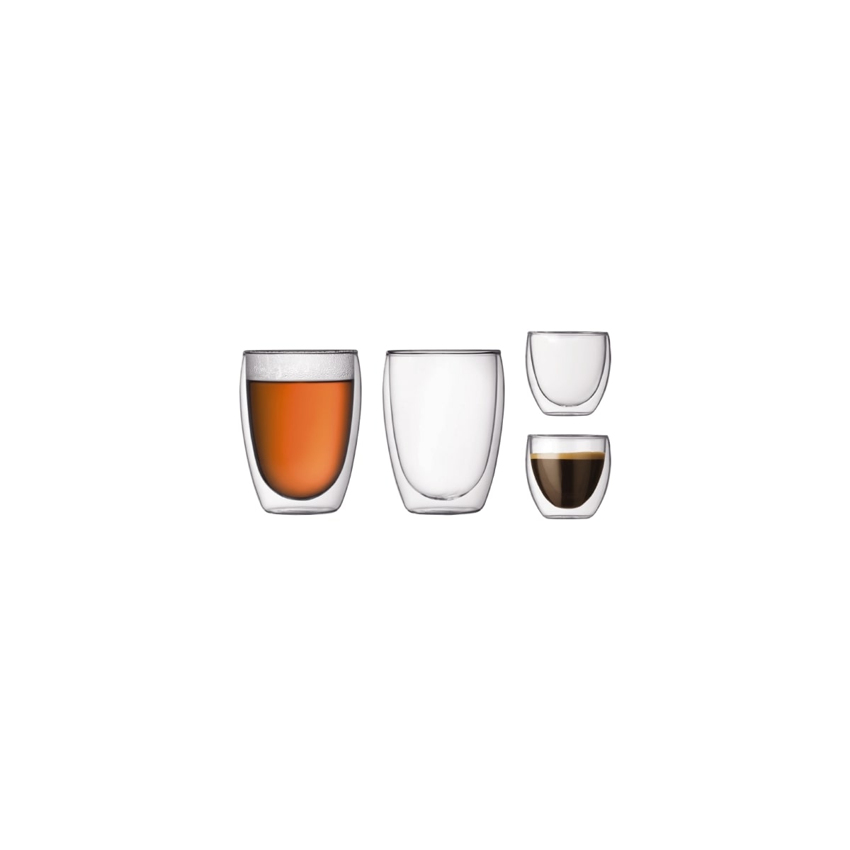 Bodum 4 pk glass PAVINA