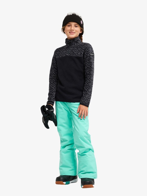 Whitecamp Half Zip Polaire technique Noir Fille 8-16 ans