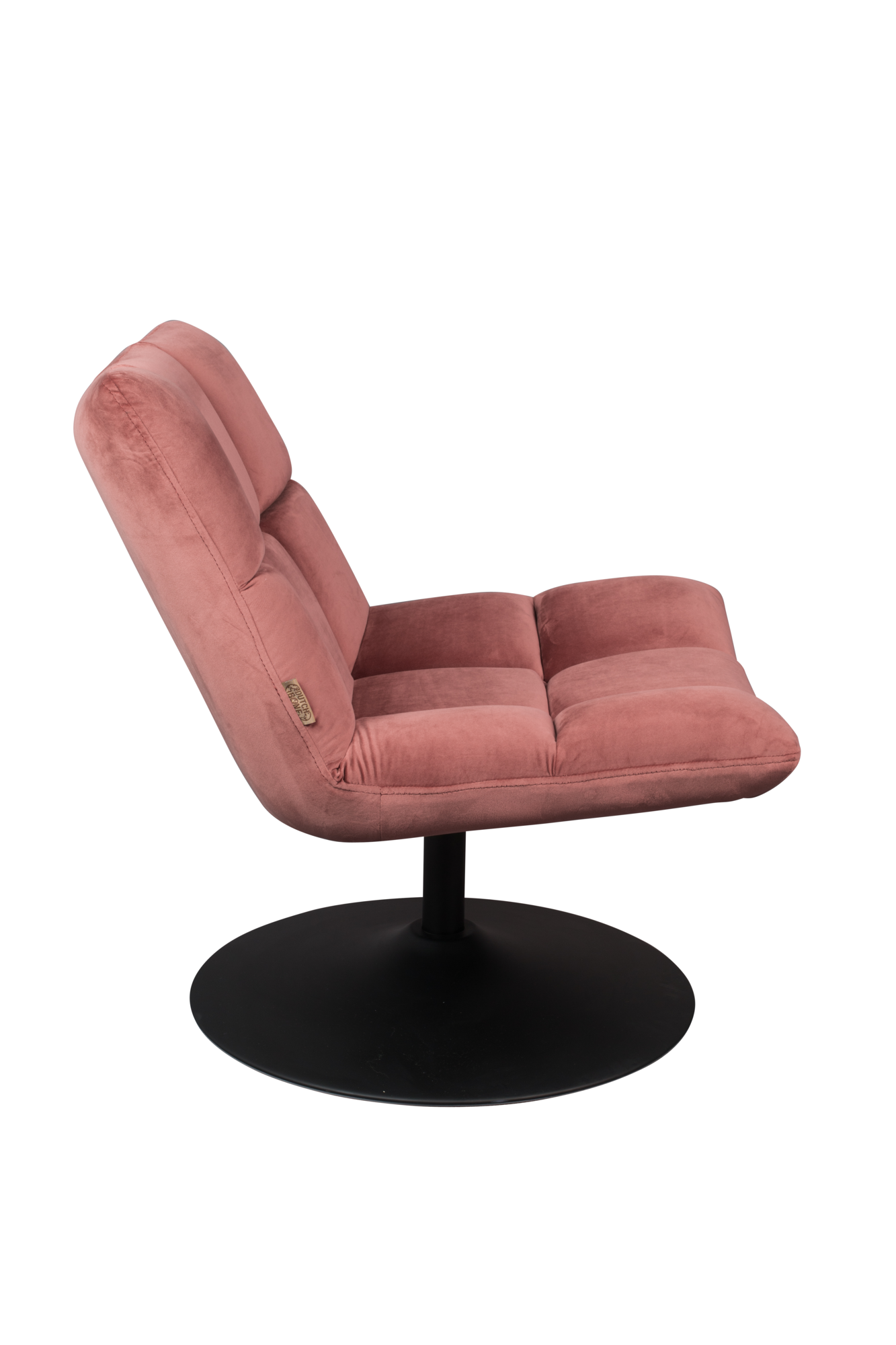 Fauteuil Bar Velvet oud roze