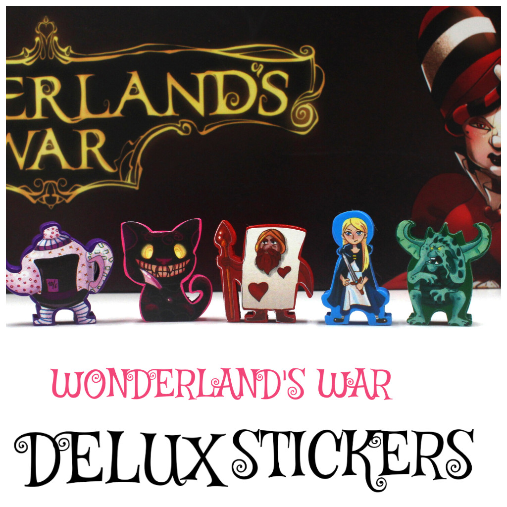Wonderland's War Deluxe - Set d'autocollants