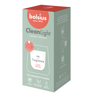 Bolsius Clean Light Candle Refills Zero 2ST