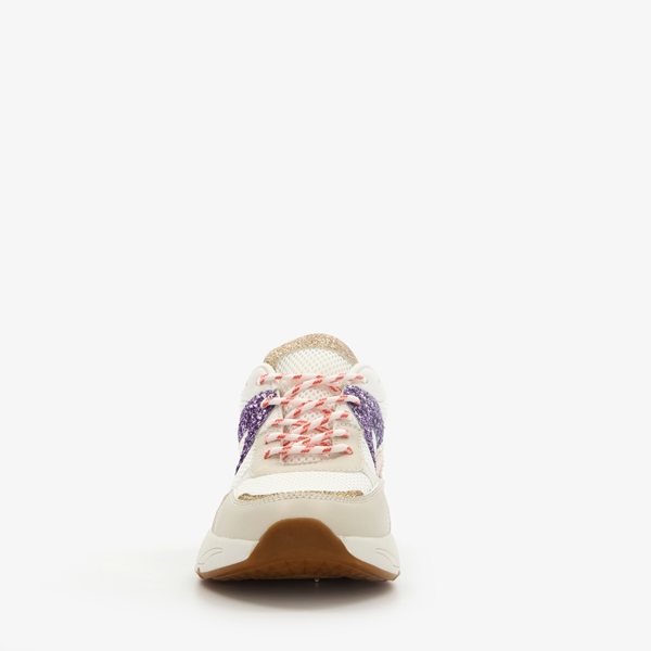 Blue Box meisjes dad sneakers wit/roze