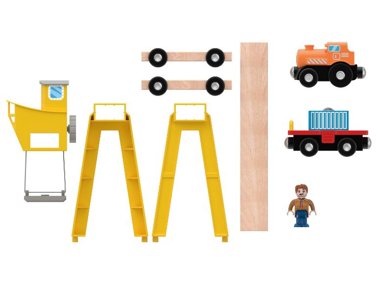 Houten treinset