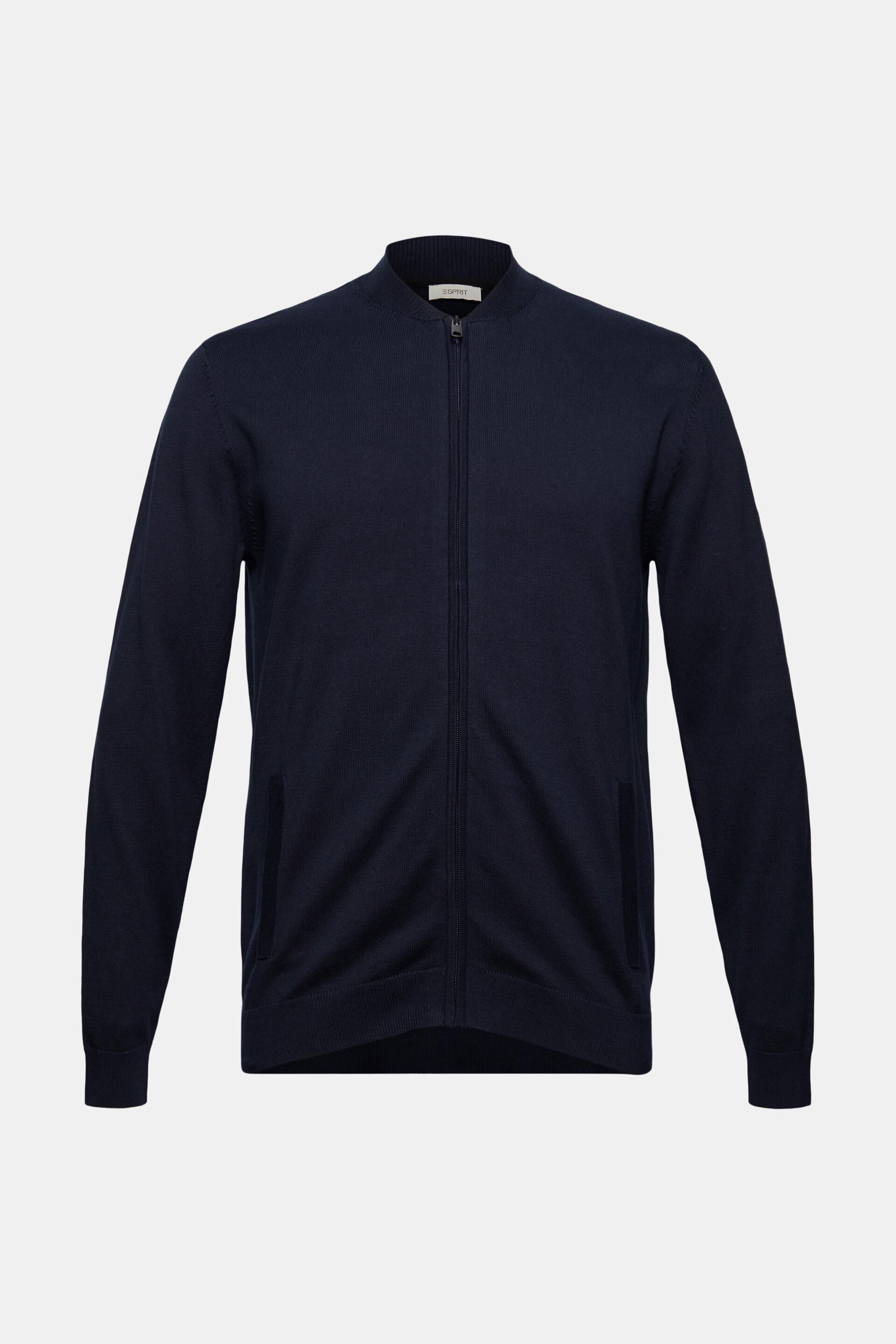 Cardigan zippé en 100% coton biologique