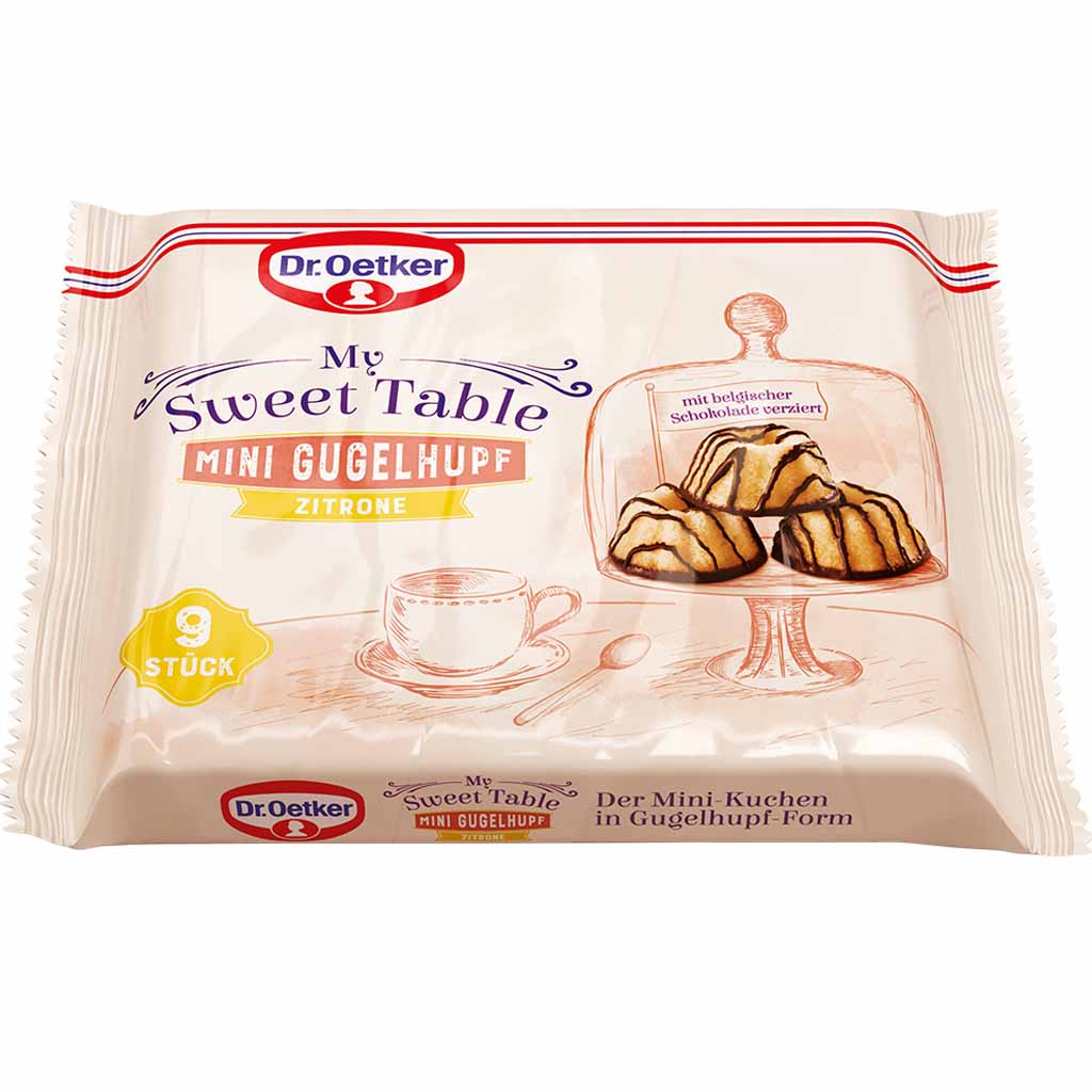 Dr.Oetker My sweet Table Mini Gugelhupf Zitrone 135g MHD:4.1.25