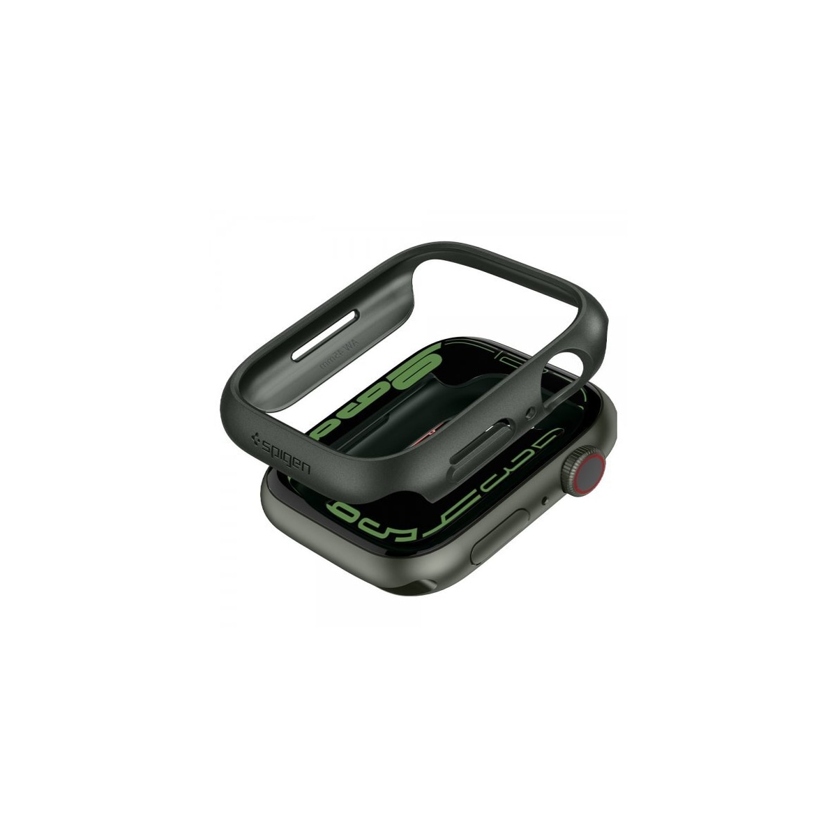 Spigen Apple Watch 45mm Deksel Thin Fit Military Green