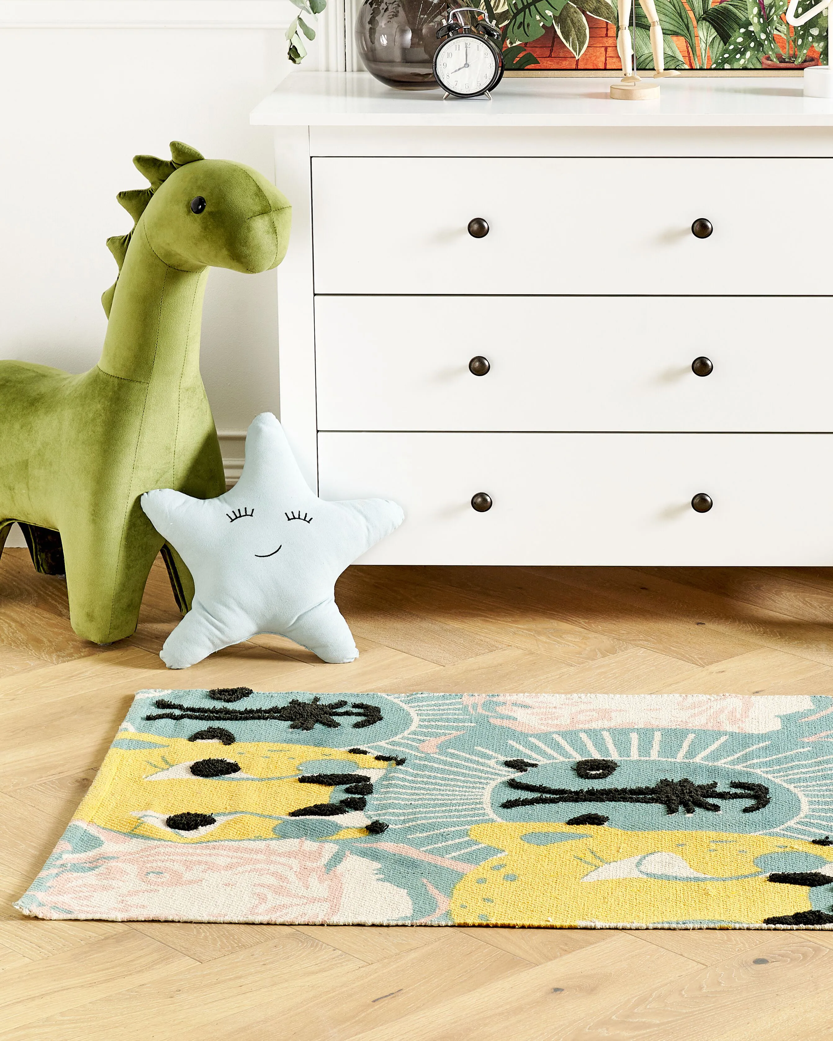 Kindervloerkleed TUTUT Meerkleurig 80 x 150 cm Katoen