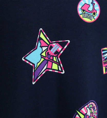 Billieblush Sweatkleid - Navy m. Print