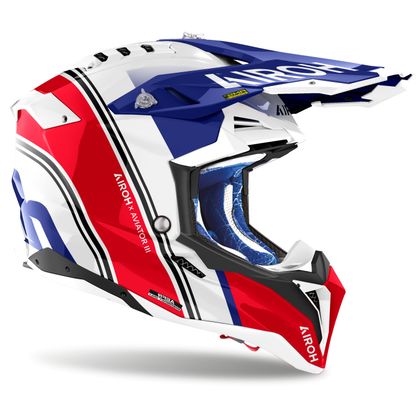 Casque cross Airoh AVIATOR 3 - HIMA 2025 - Rouge