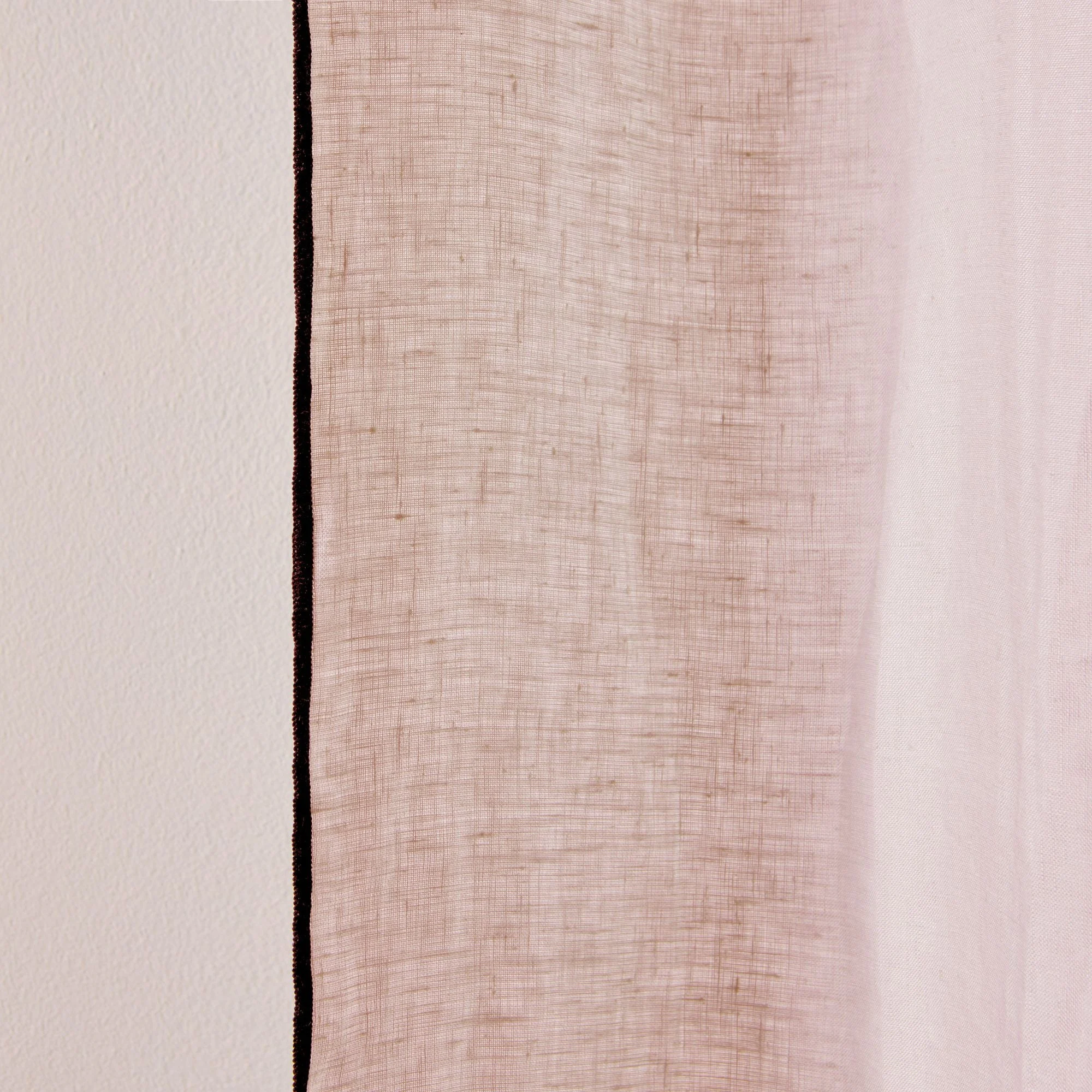 CARLINA - Rideau panneau | Rose