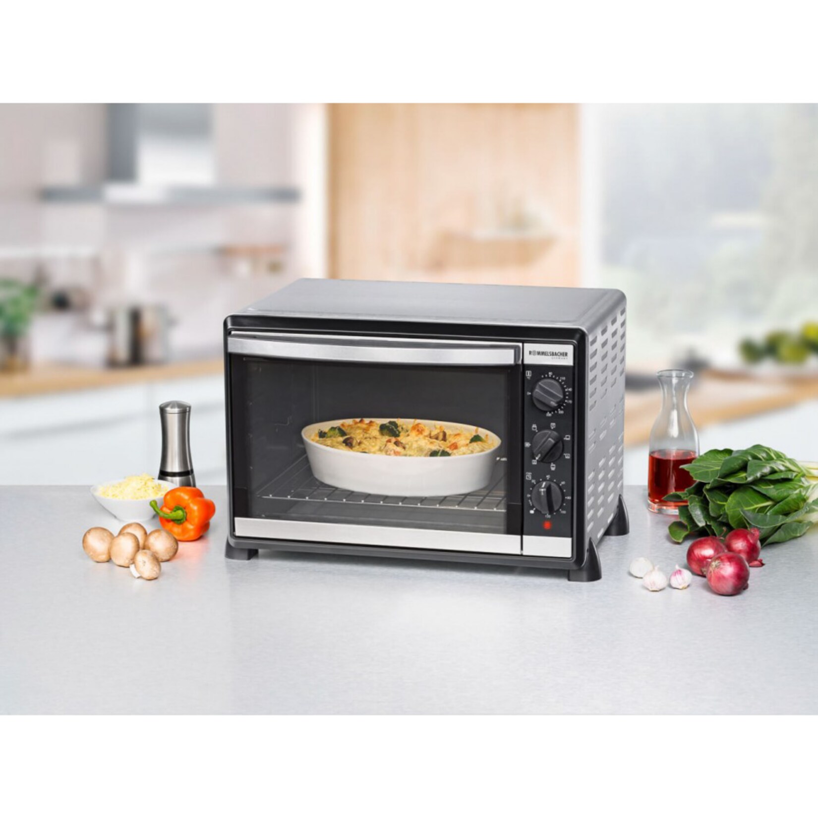 Rommelsbacher Mini-Backofen Back- und Grillgerät BG 1805/E