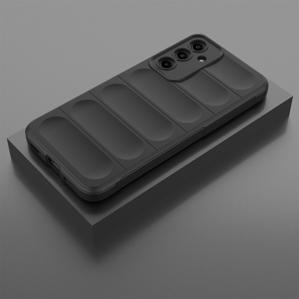 Samsung Galaxy A56 Outdoor Gummi Schutzhülle Anti-Drop - Schwarz