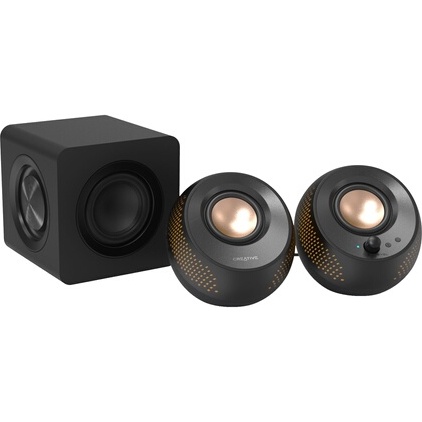 Enceinte PC Creative PEBBLE X PLUS Enceintes ordinateur 2.1 USB-C avec caisson de basses et eclairage RVB personnalisable