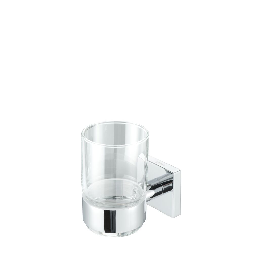 Geesa Nelio glashouder met glas chroom