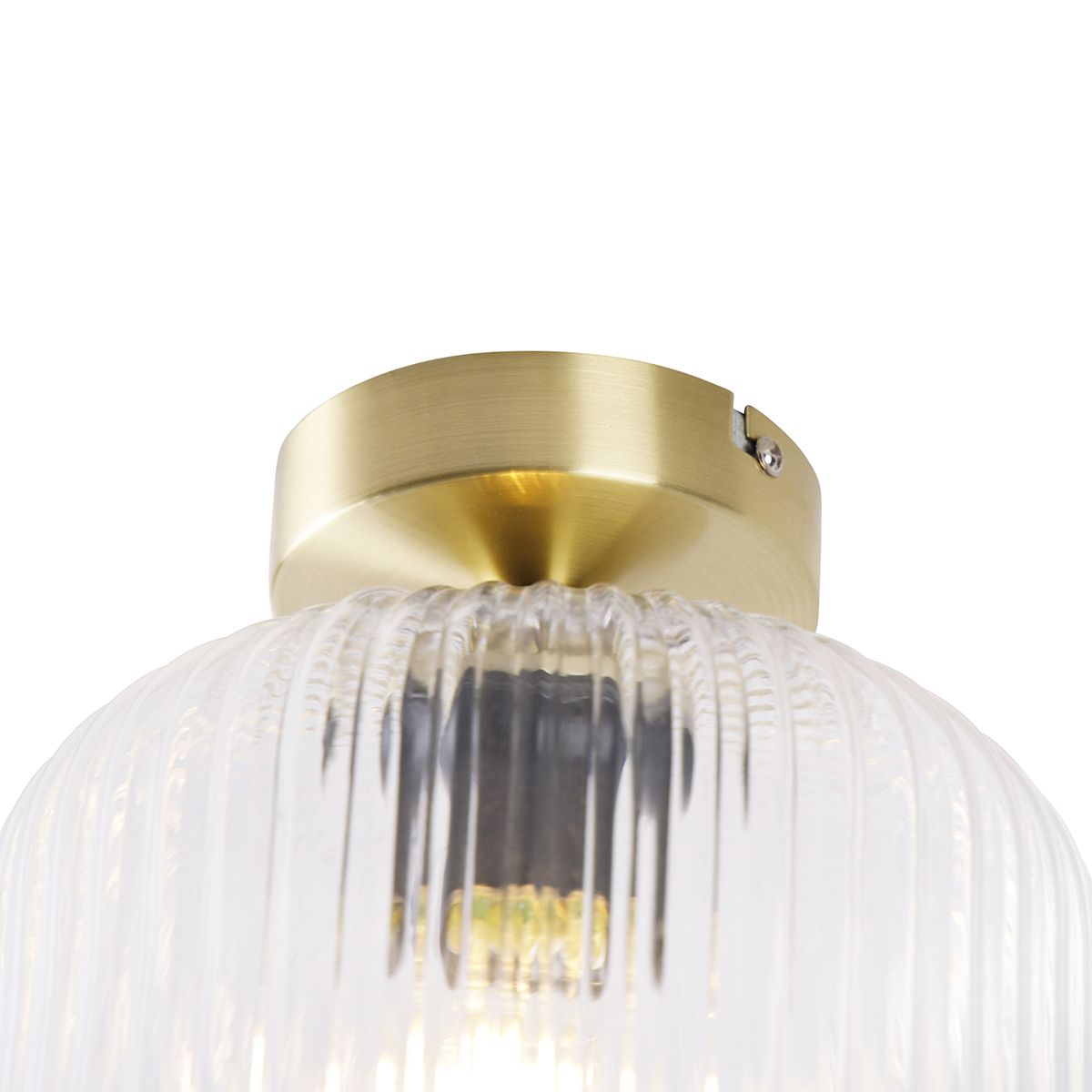 Smart plafondlamp messing incl. Wifi A60 - Karel
