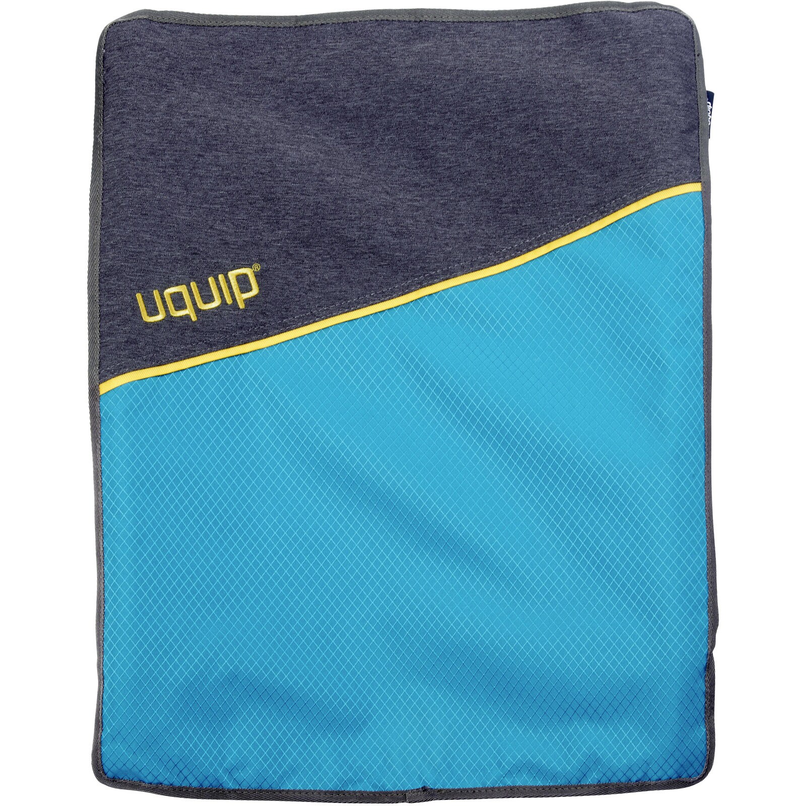 UQUIP Fußablage Finley Fußbank Camping Stuhl Klappstuhl Fuß Stütze Hocker Stahl Farbe: Petrol/grey