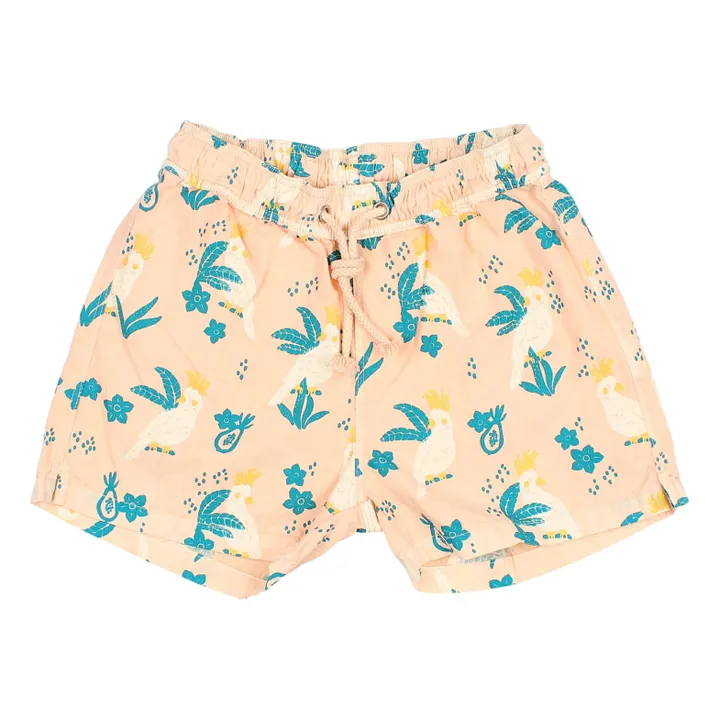 Búho Short de Bain Tropical | Abricot