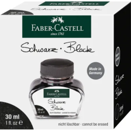 Faber-Castell Tintenglas schwarz 30ml