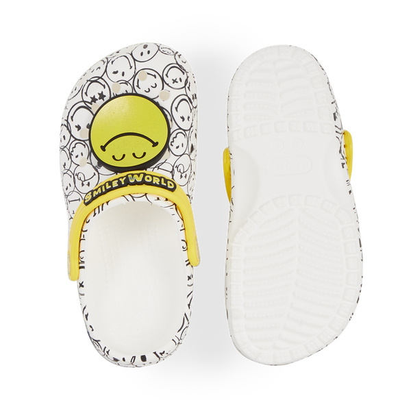CROCS CLASSIC SMILEY WORLD CHARM CLOG