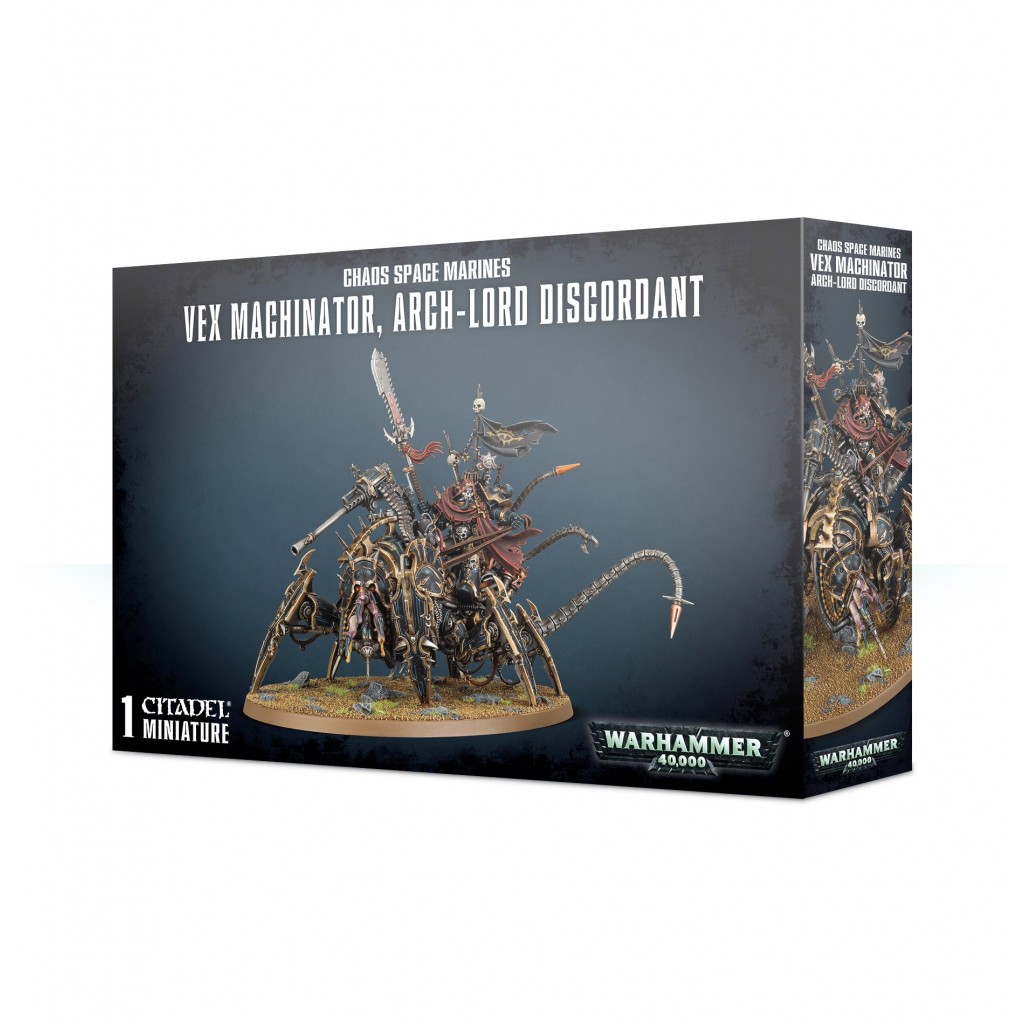 W40K : Chaos Space Marines - Vex Machinator Arch-Lord Discordant