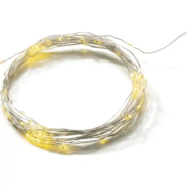 Solar-Metalldraht-Lichterkette mit 80 LEDs