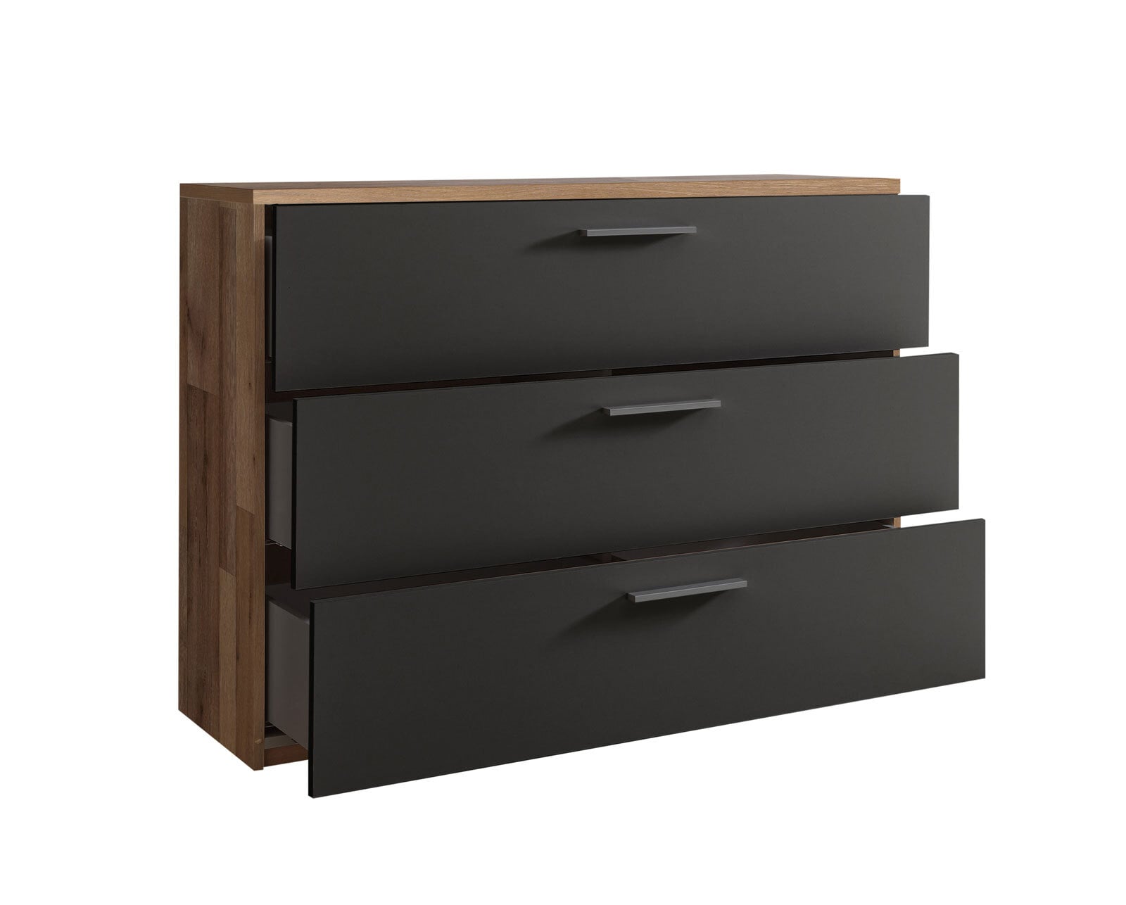 Kommode Rivoli Montana Oak-Optik/Graphit 120x85x38 cm