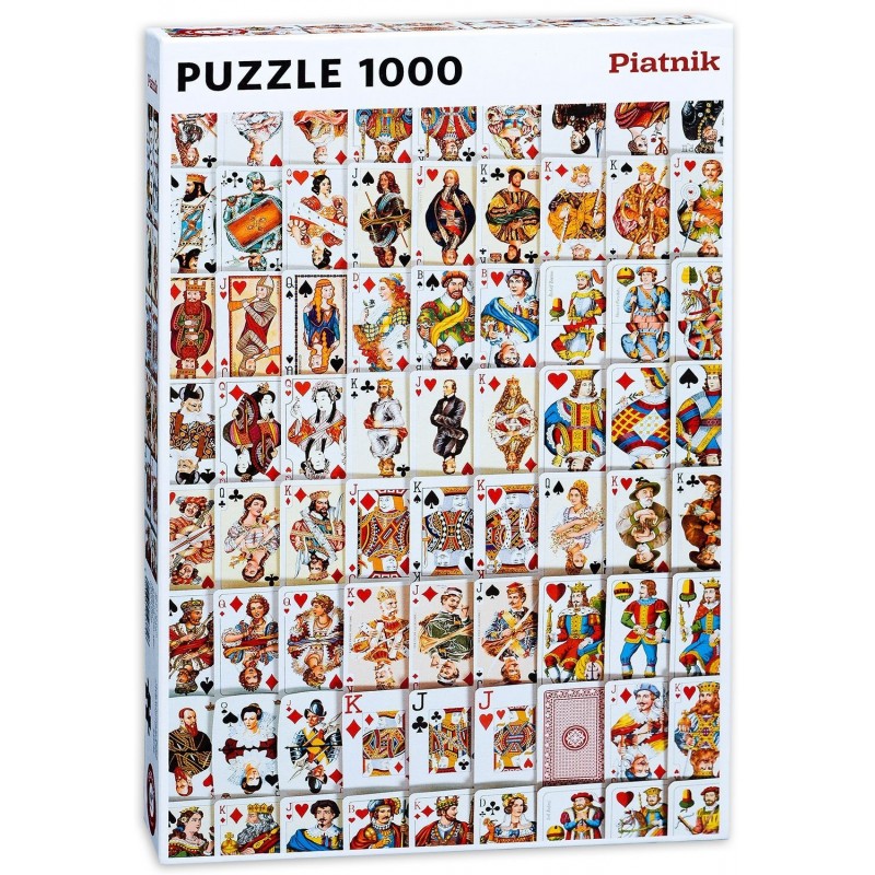 Puzzle 1000 pièces - Cartes à jouer