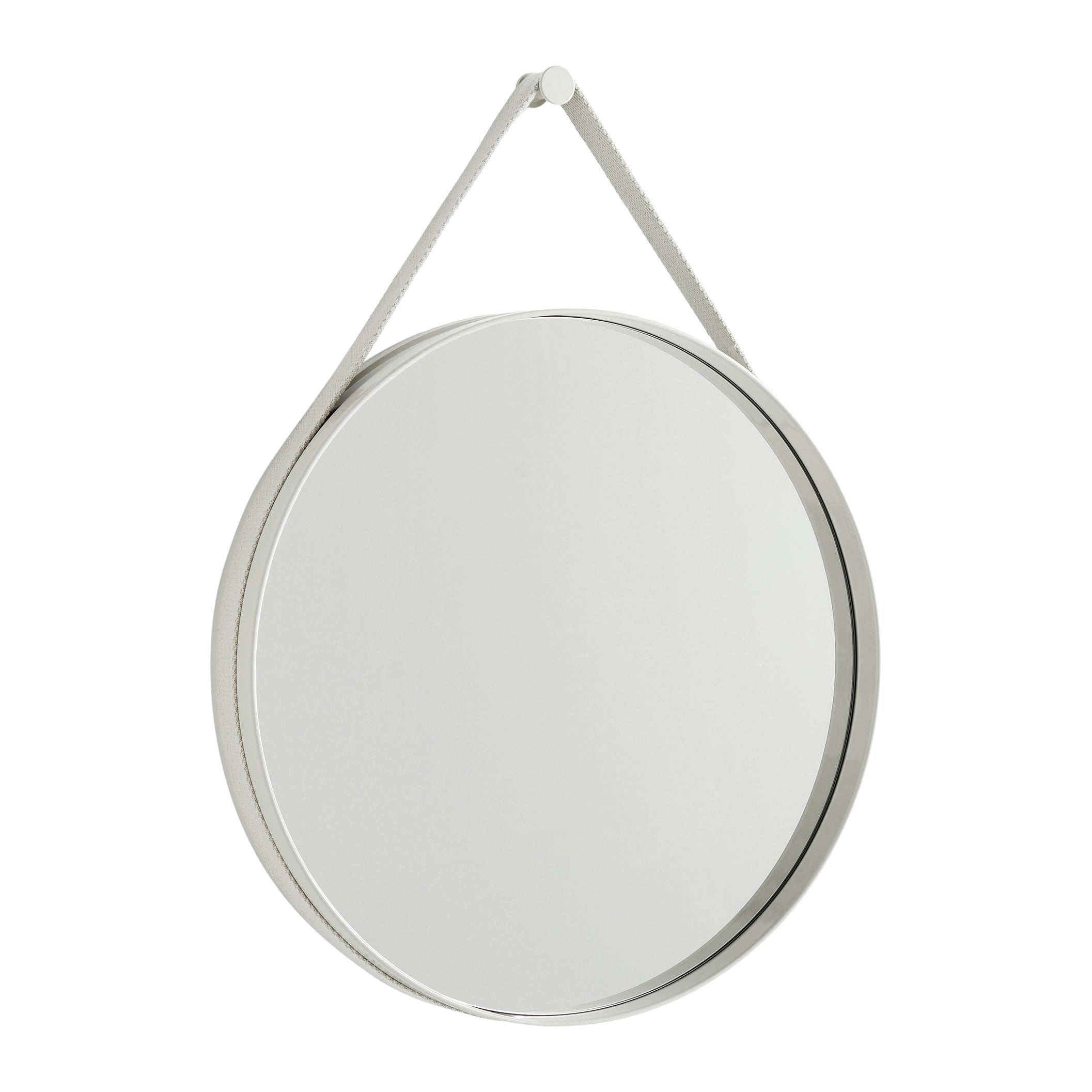HAY Strap Spiegel Ã 50 cm - Light grey