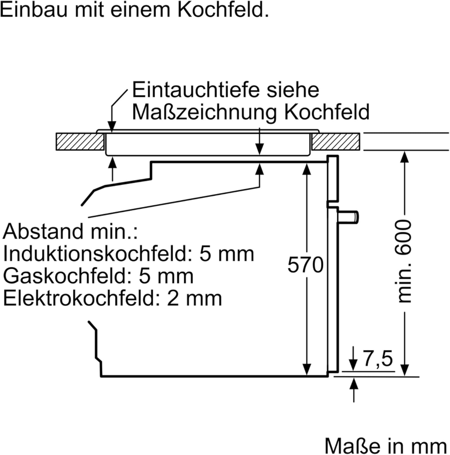 Bosch HBA534BR0 Four intégrable Série 4 - Four multi-fonctions - EcoClean - 3400 W - Grande capacité de 71L - Noir