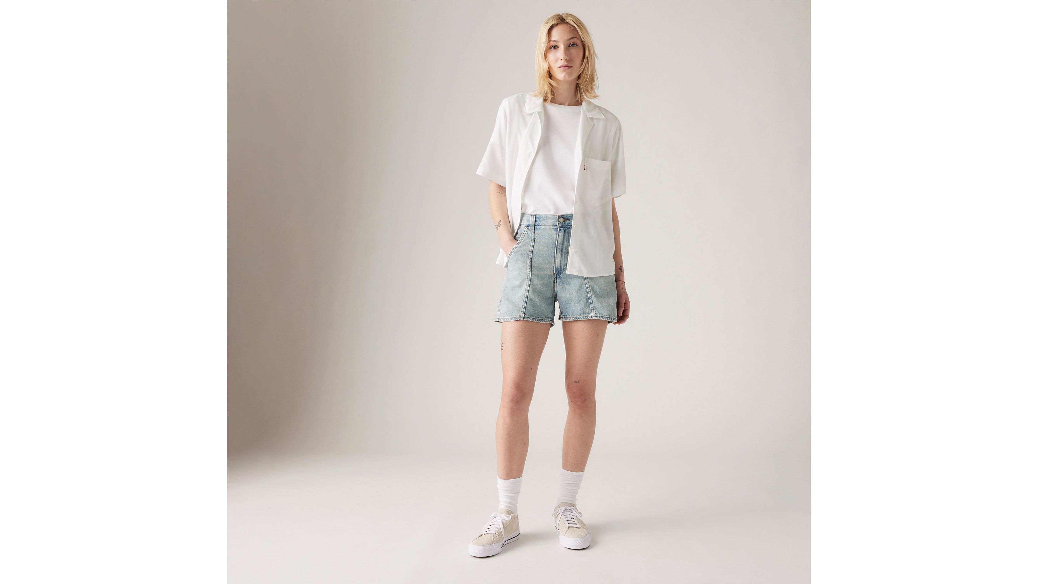 Short Carpenter Lightweight - Make A Difference - Bleu