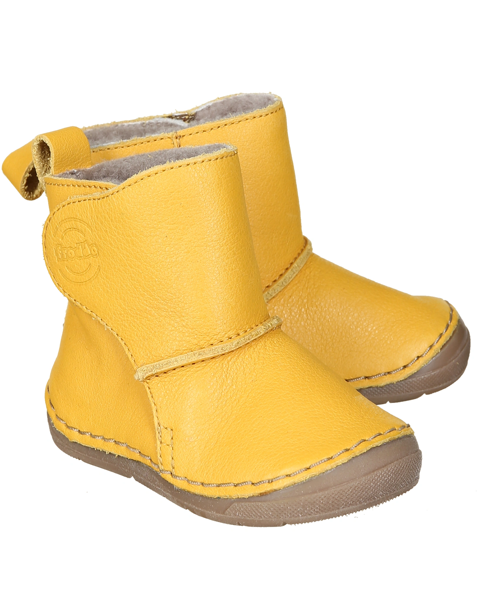 Klettbooties PAIX gefüttert in dark yellow
