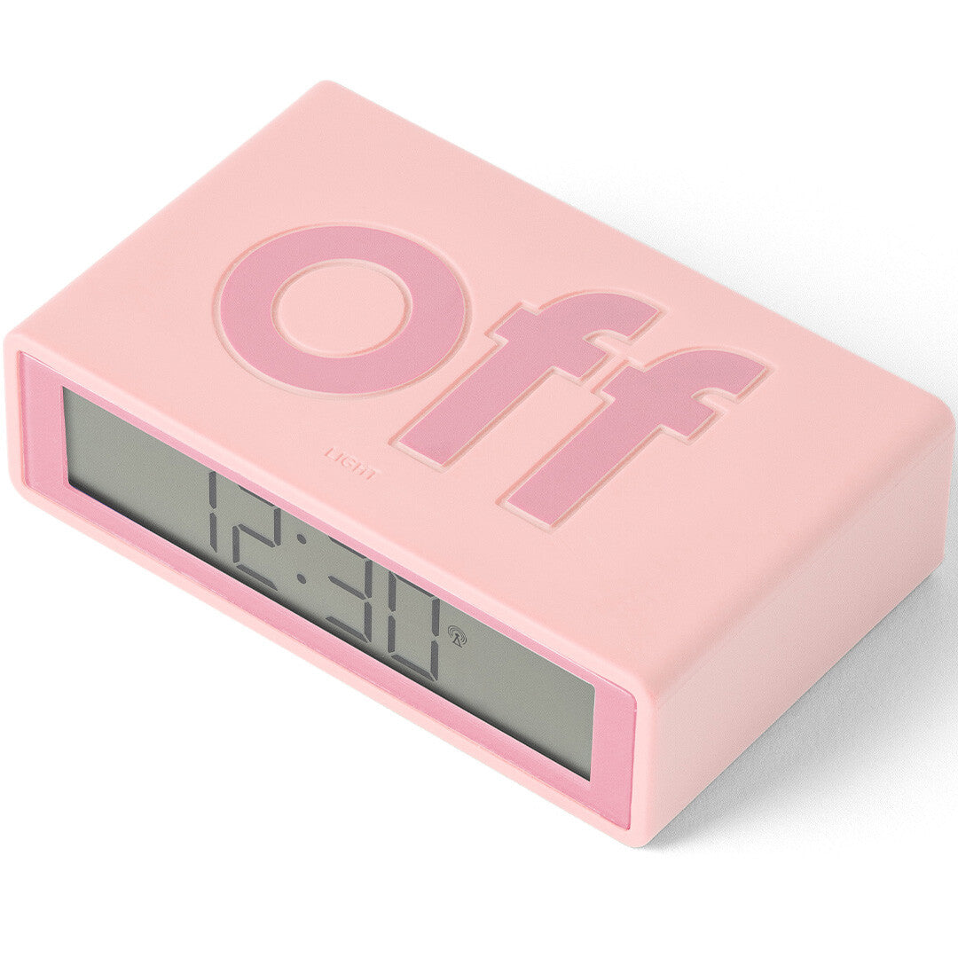 Lexon flip classic digitale wekker - pink