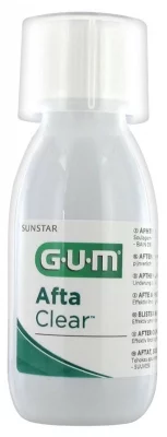 Bain de bouche GUM AftaClear - Gout pomme poire - 120ml