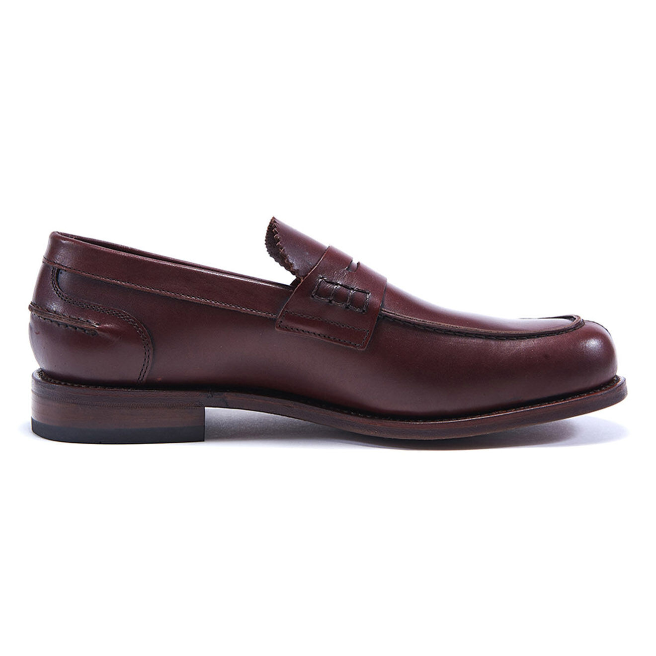 British Passport Mocassins en Cuir Julio bordeaux