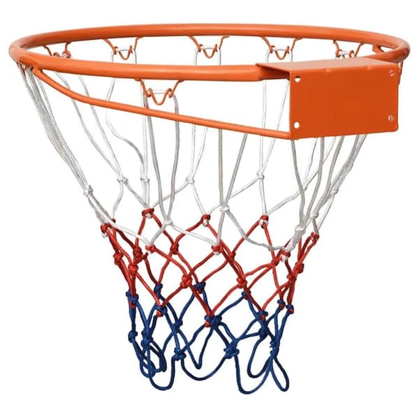 vidaXL Basketballkurv oransje 39 cm stål