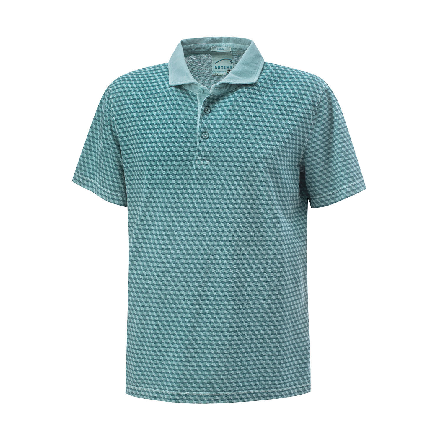 Polo-Piqué-Shirt mit monochromem Farbschema