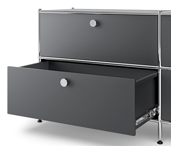 Kommode Metall »CN3« mit 6 Schubladen, grau