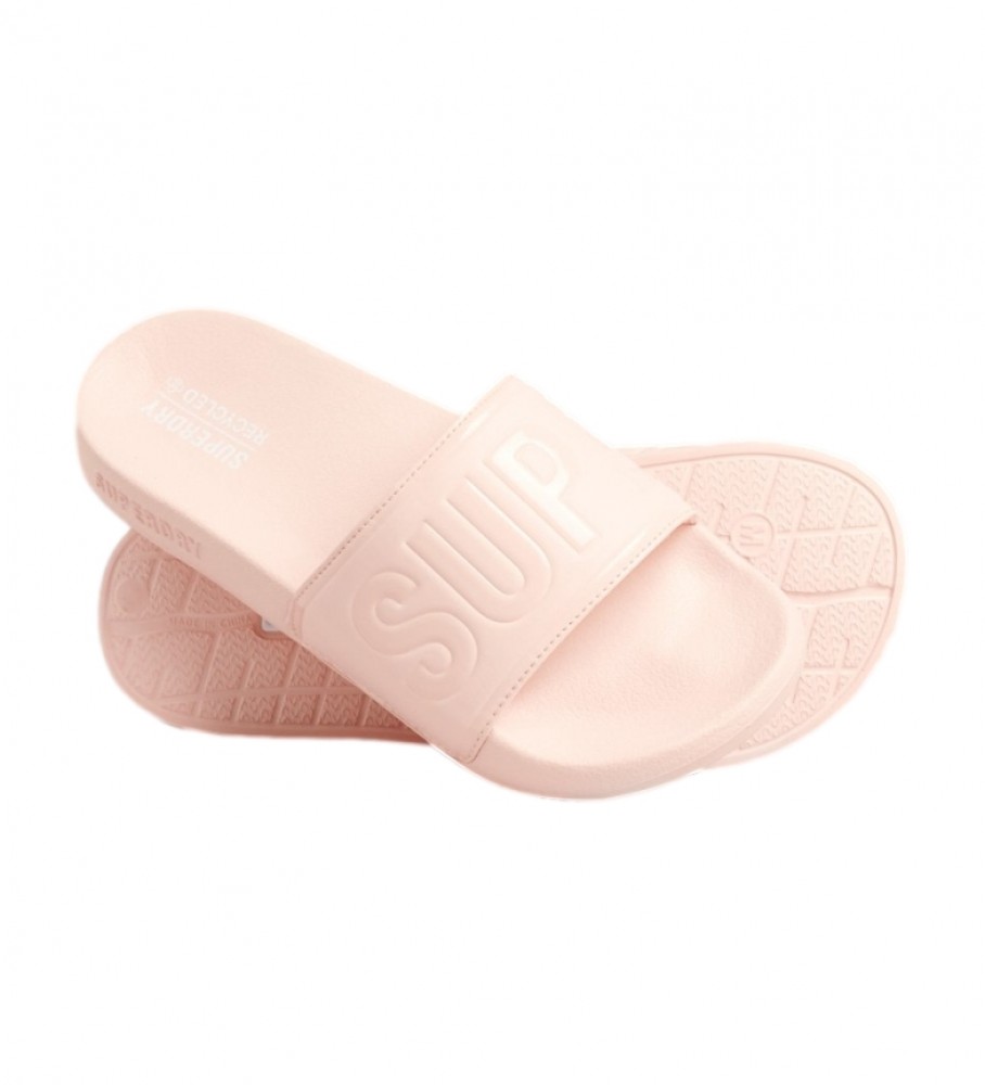 Superdry Chanclas de piscina Code Core rosa