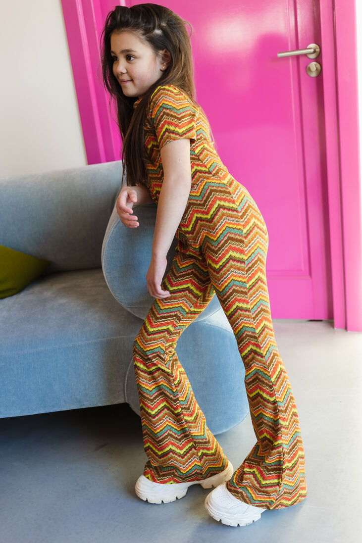 Salty Stitch multi salty stitch flared broek flared legging - ikat