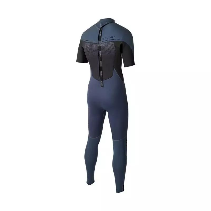 Combinaison steamer PROLIMIT Fusion Shortarm Backzip 3/2 Q-lining FL Misty Blue