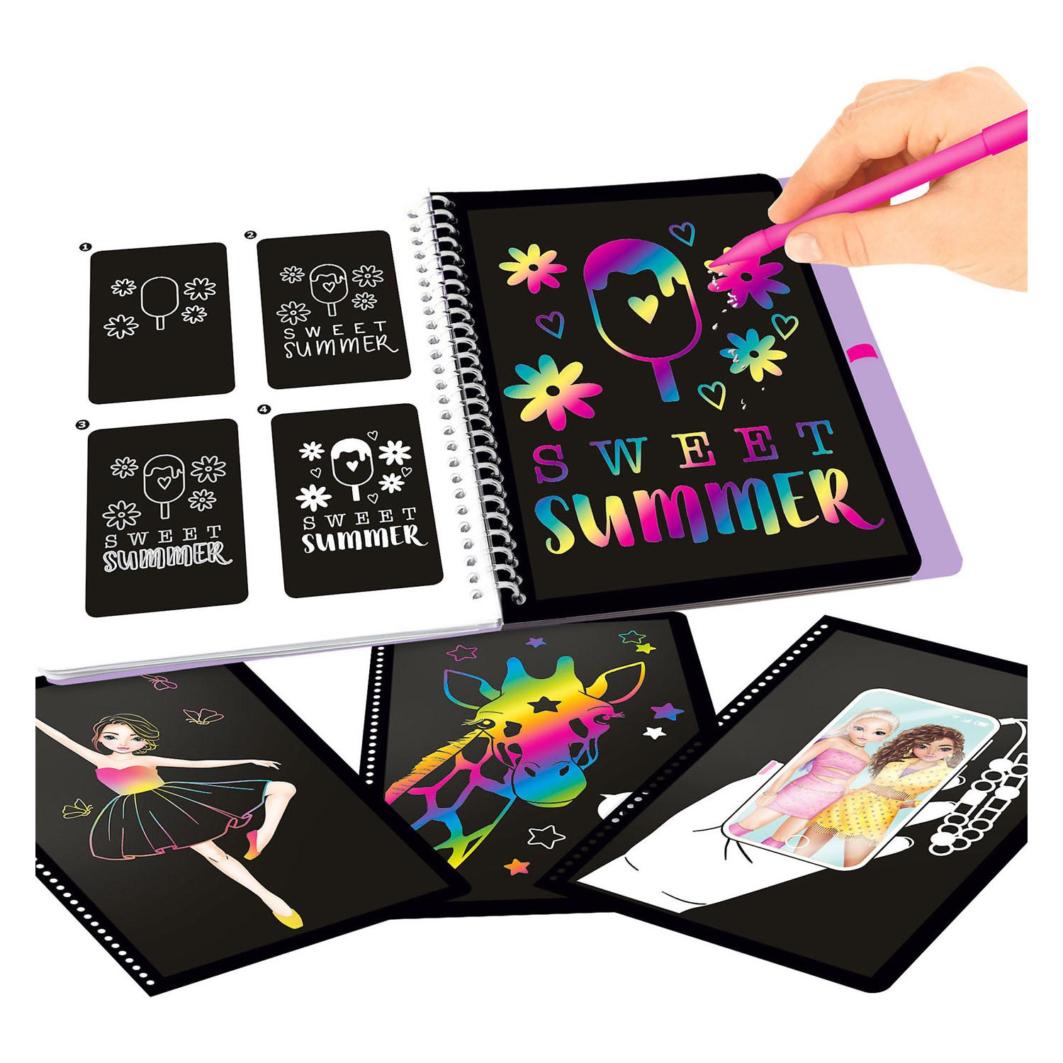 TOPModel Magic Scratchboek