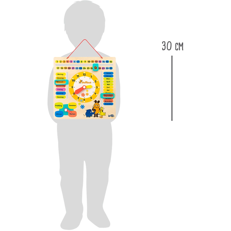 small foot® Die Maus Lernuhr mit Kalender